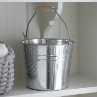 4.5L Galvanised Bucket by Garden Trading